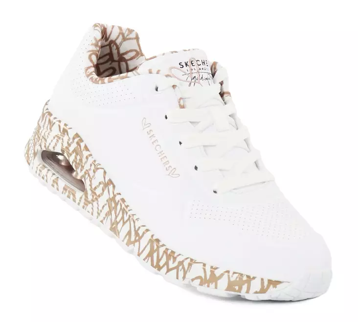 Skechers Damen Sneaker 155506/WTRG UNO - LOVING LOVE weiß/roségold - Skechers Sneaker - 138099 - 1