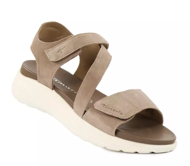 Tamaris Damen Sandalen 28228-44 taupe - Tamaris Sandalen - 138259 - 1
