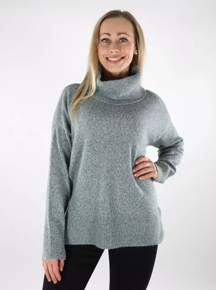 Vero Moda Damenpullover mit Rollkragen in Balsamgrün - Damenpullover - 137339 - 1