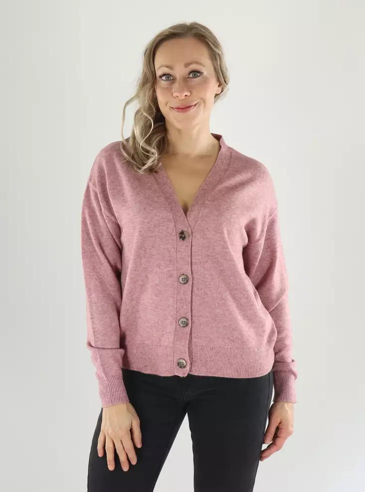 Vila Cardigan VIRIL V-AUSSCHNITT STRICKCARDIGAN nostalgie rose - Damenpullover - 141619 - 1
