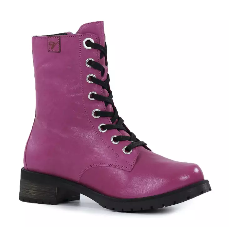 Vintro Damen Leder-Stiefeletten 478 Lumi Lavato Fuchsia - Damen Stiefeletten - 139649 - 1